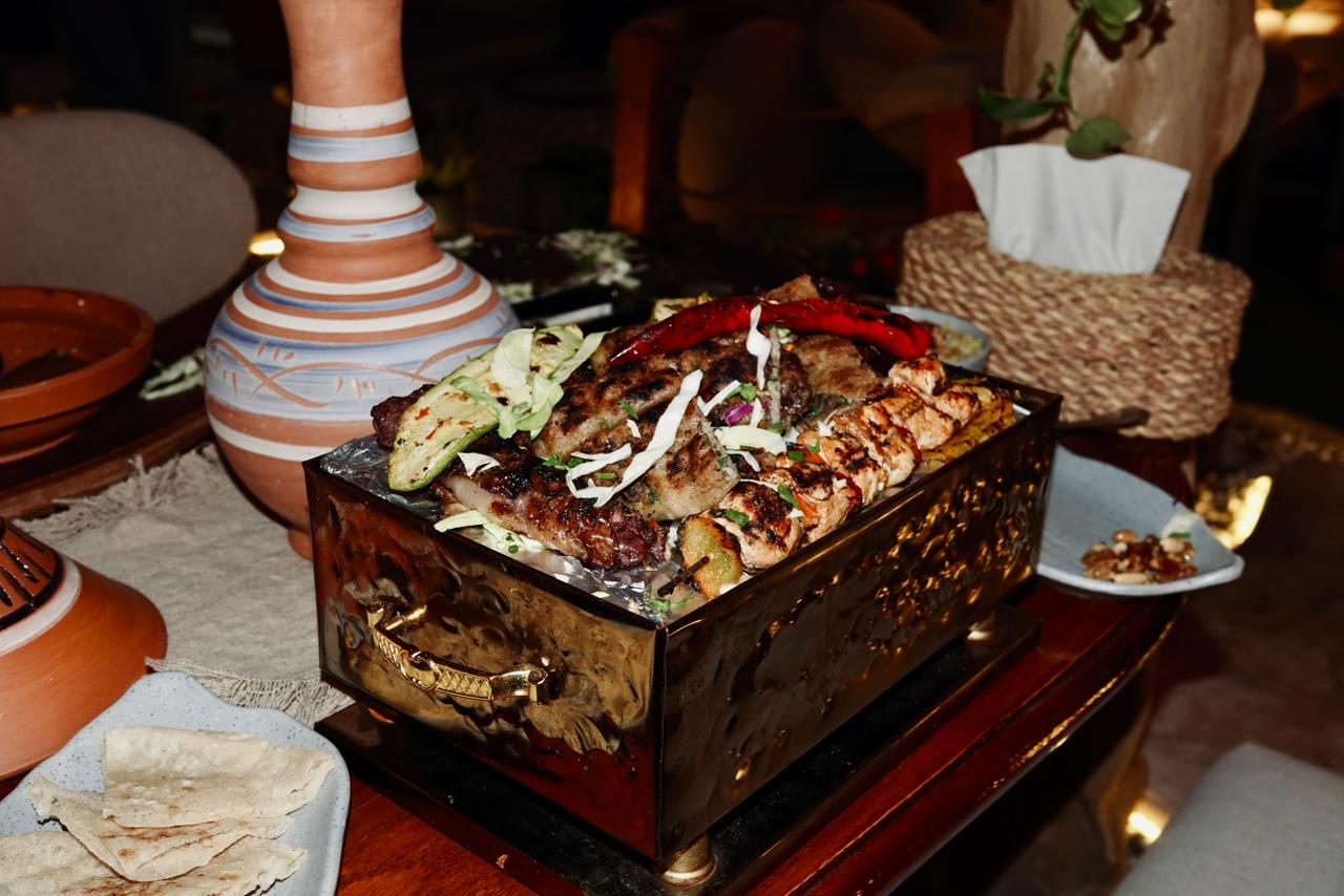 Friends enjoying food together