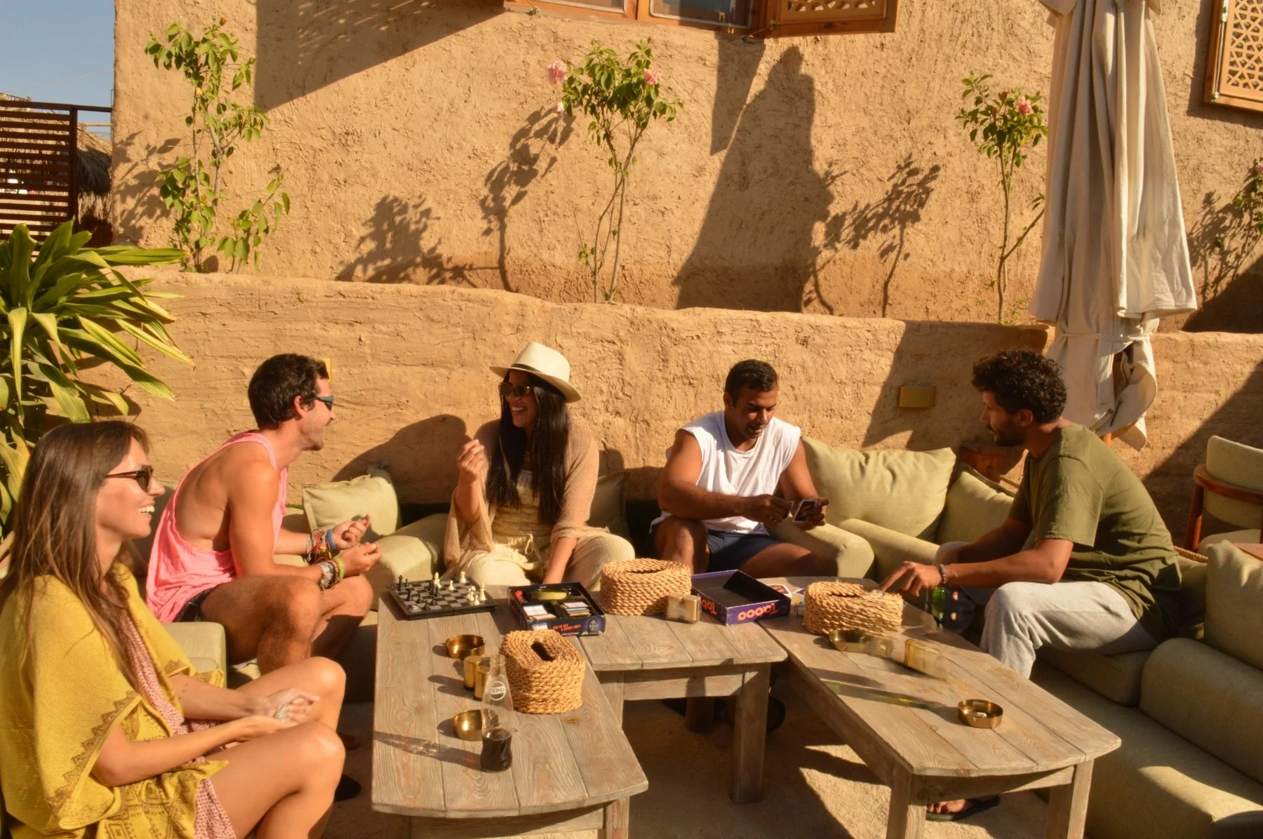 Golden hour social vibes at Haven Food Court